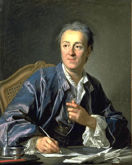 unknow artist Portrait of Denis Diderot